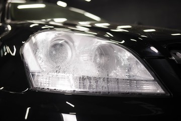 Remove moisture from headlight