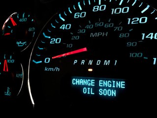 how to reset oil change light
