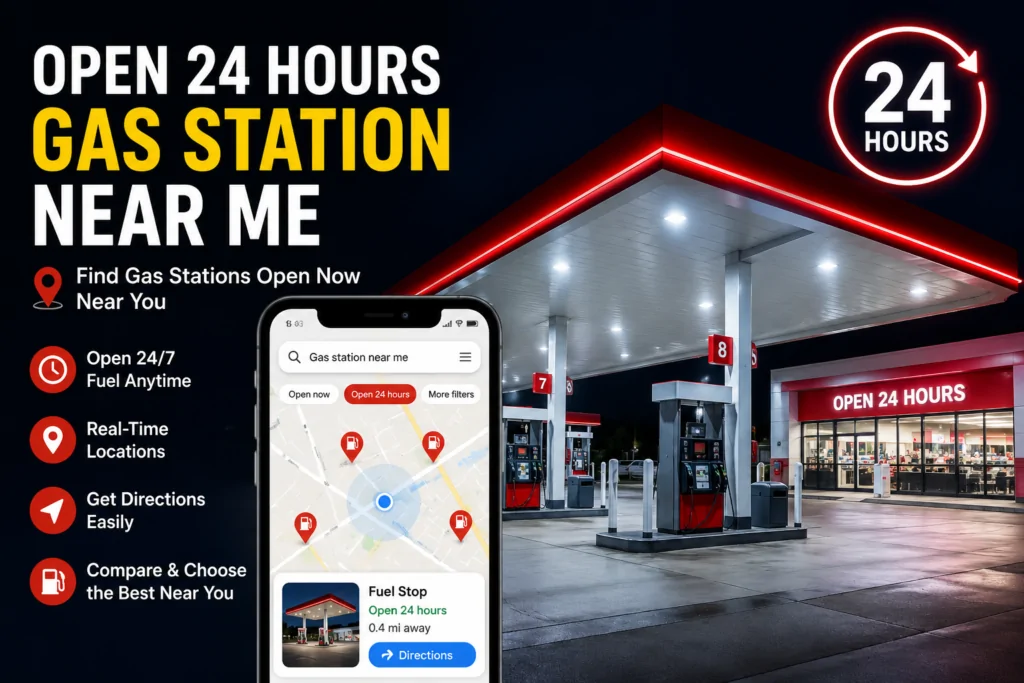 Open 24 Hours Gas Station Near Me