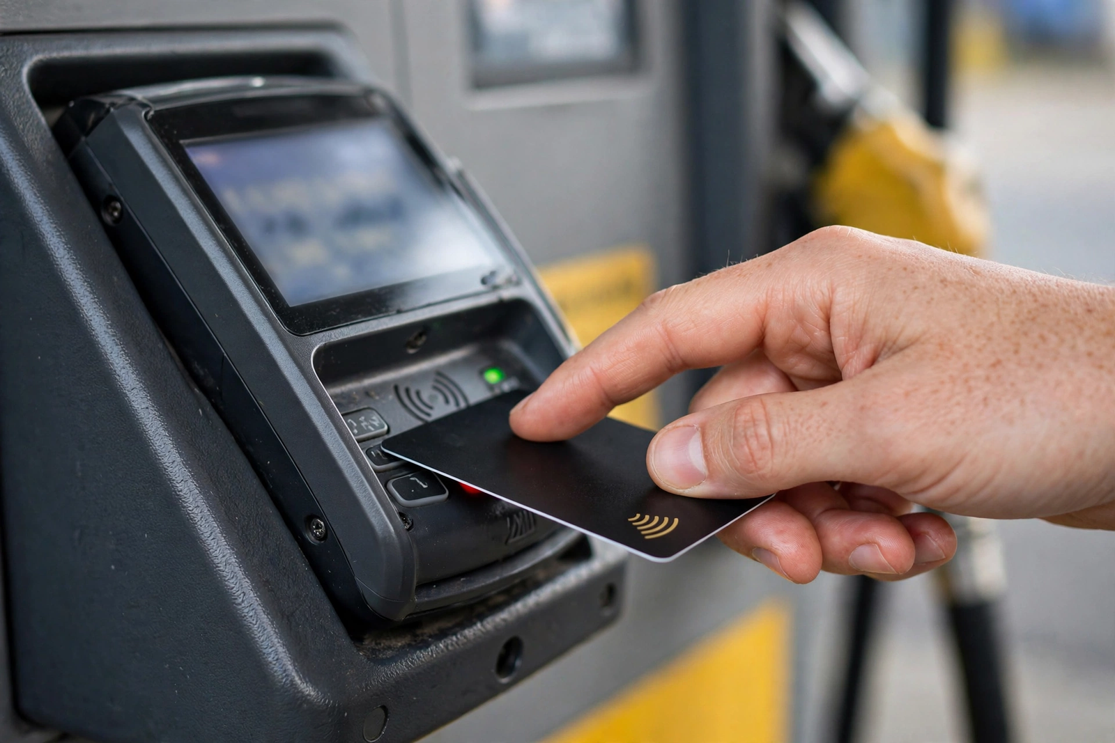 Speedway gas station with Speedy Rewards fuel points signage