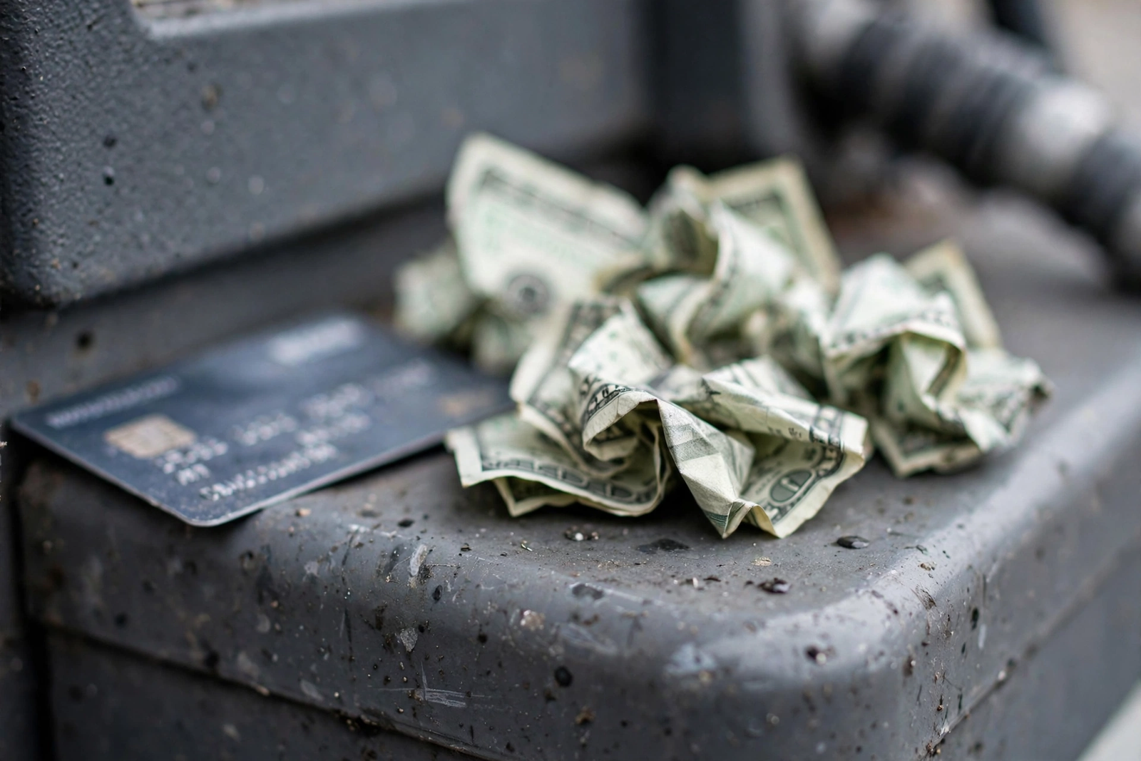 Comparing cash and credit gas prices