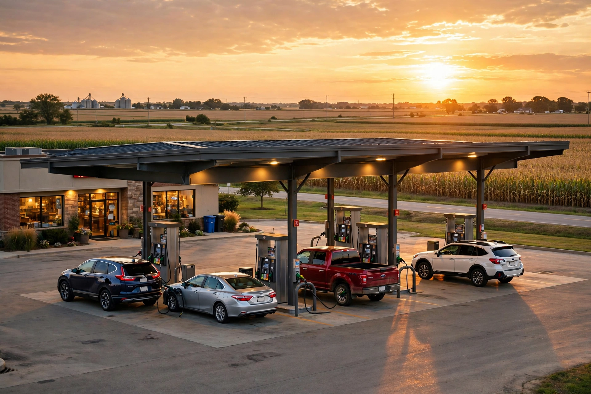 E15 is widely available at major Midwest chains — Iowa and Minnesota alone hold over a third of US E15 stations.